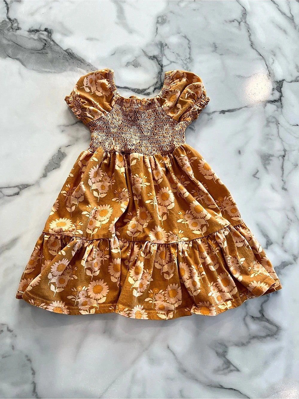 Sweet Honey Floral Baby Dress